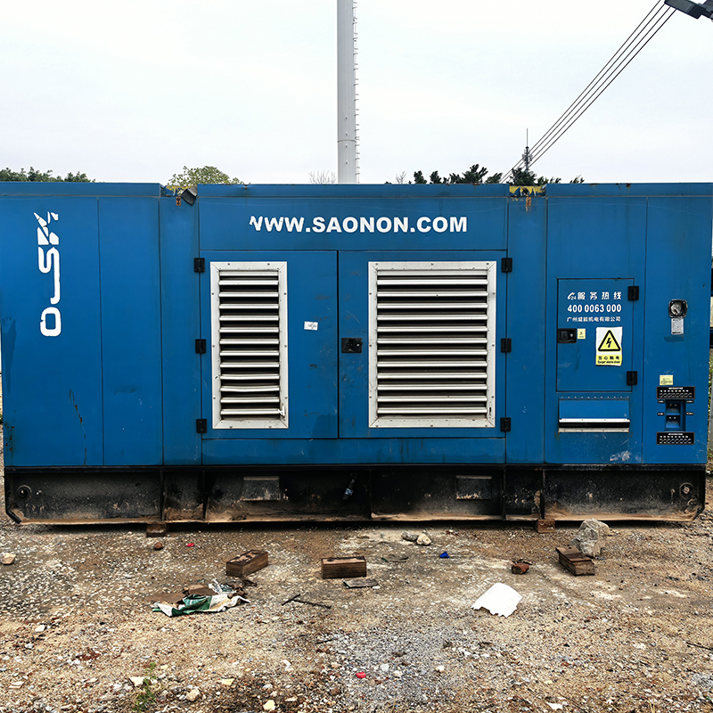 780KVA玉柴二手发电机组批量销售+国三电喷+美奥迪电机+深海控制器-2020年出厂