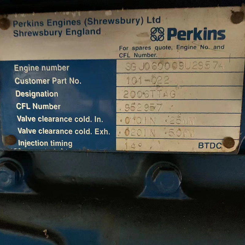 150KW珀金斯二手发电机组转让价格-2015年出厂