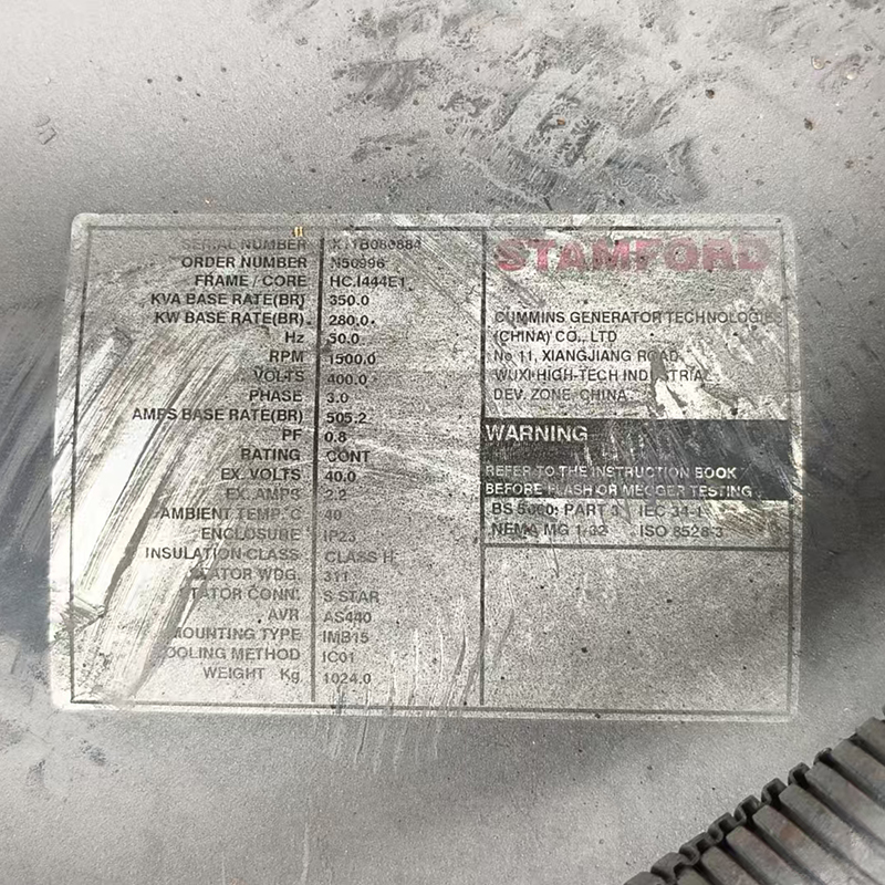 320KVA无锡百发二手发电机组出售-2011年出厂