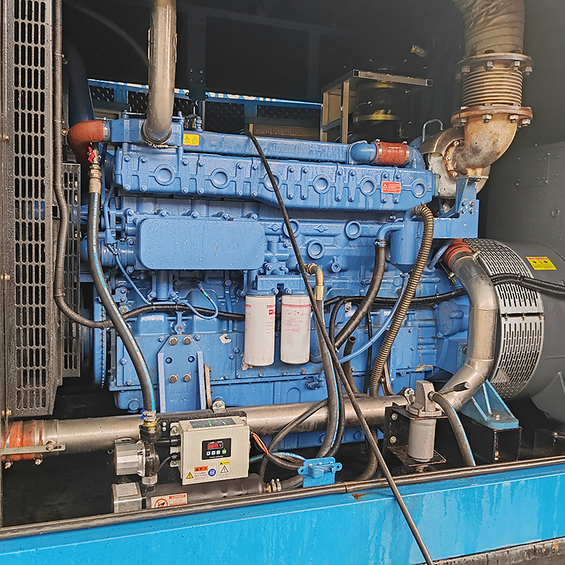 780KVA玉柴二手发电机组批量销售+国三电喷+美奥迪电机+深海控制器-2020年出厂