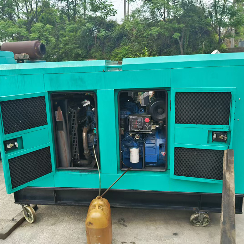 50KW玉柴移动静音款发电机组出售-2023年出厂