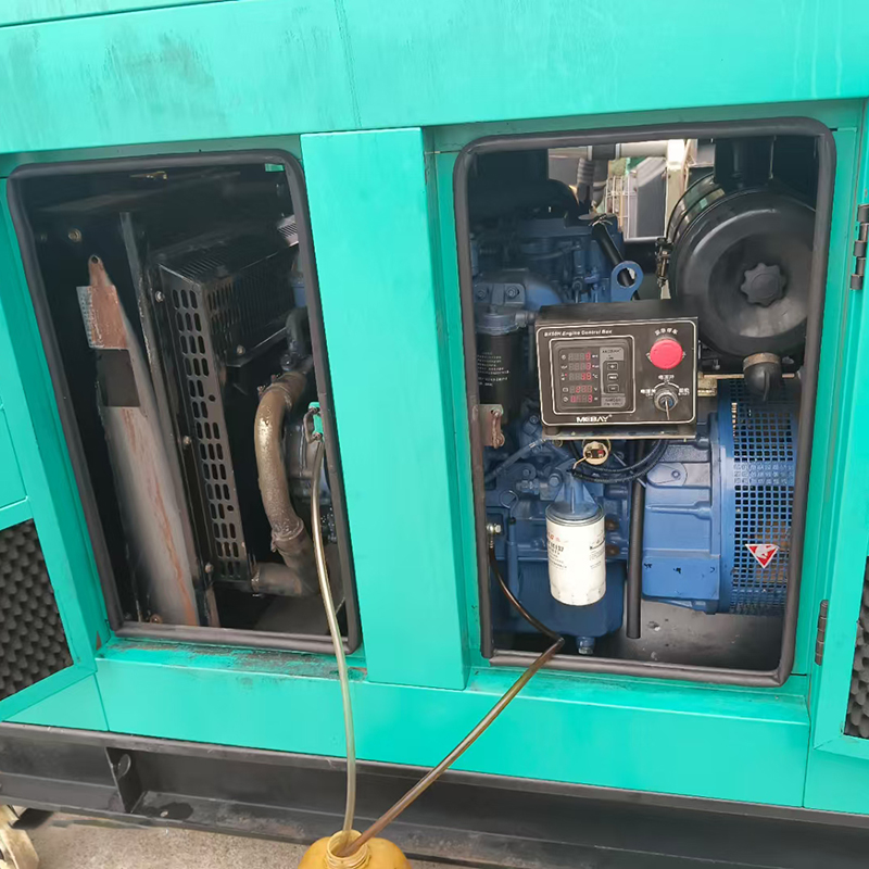 50KW玉柴移动静音款发电机组出售-2023年出厂