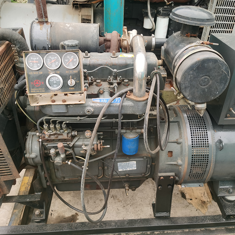 50KW潍坊二手发电机组销售-2012年出厂