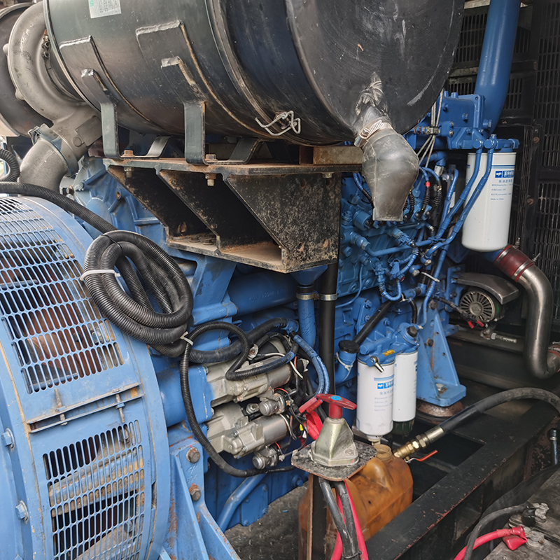 两台500KW玉柴840发电机组销售+并网控制+利莱森玛电机+全铜水箱-2019年出厂