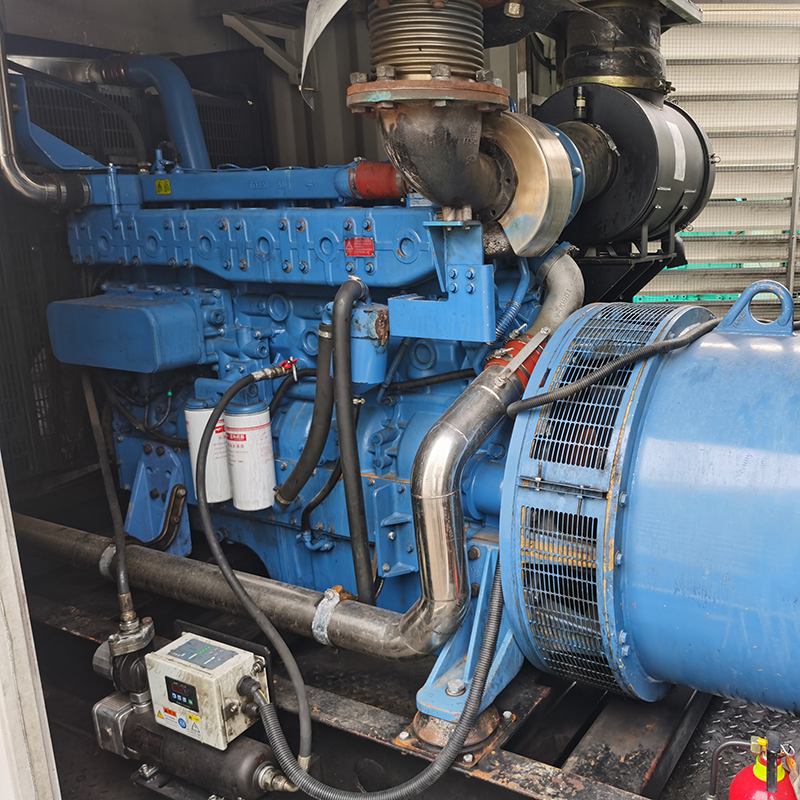 两台500KW玉柴840发电机组销售+并网控制+利莱森玛电机+全铜水箱-2019年出厂