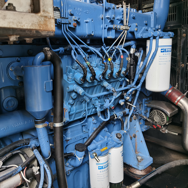 两台500KW玉柴840发电机组销售+并网控制+利莱森玛电机+全铜水箱-2019年出厂