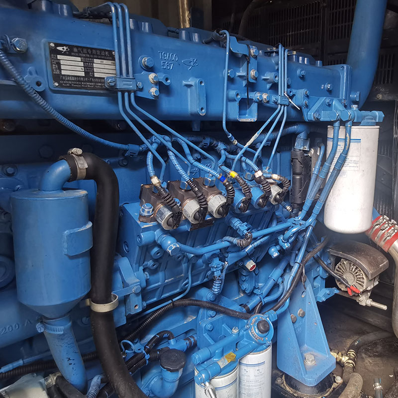 两台500KW玉柴840发电机组出售+并网控制+无锡斯坦福电机+全铜水箱-2019年出厂