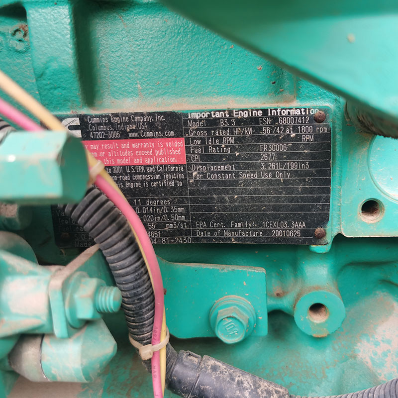 30KW原装进口康明斯二手发电机组出售-2002年出厂
