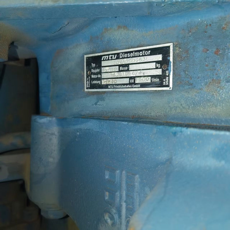 2500KW奔驰MTU二手发电机组出售-2010年出厂