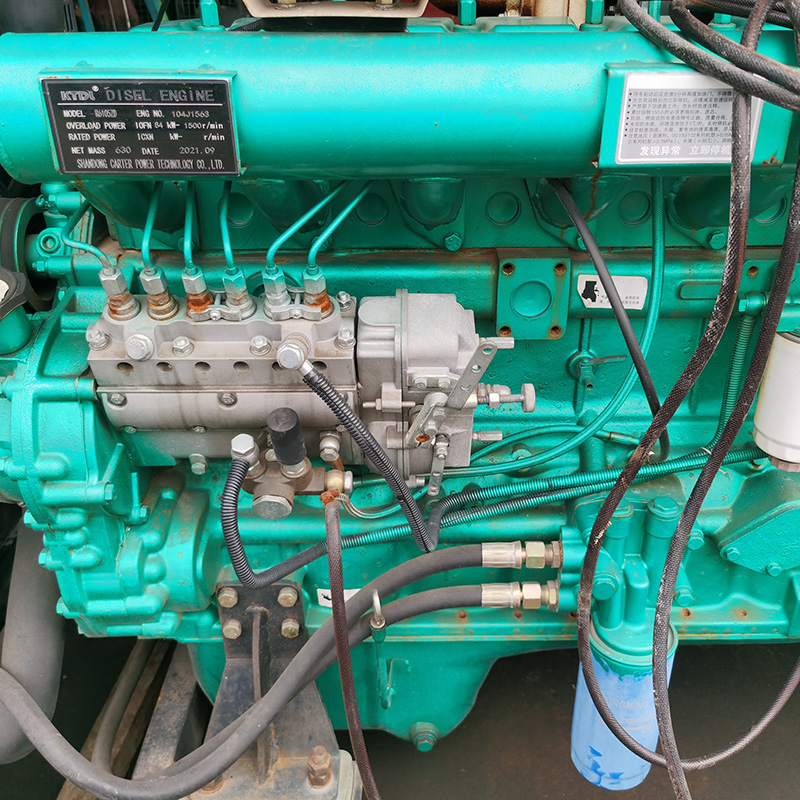 75KW山东卡特二手发电机组出售-2021年出厂