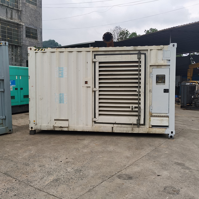 500KW玉柴二手静音款发电机组销售+并网控制+无锡斯坦福电机+全铜水箱-2019年出厂