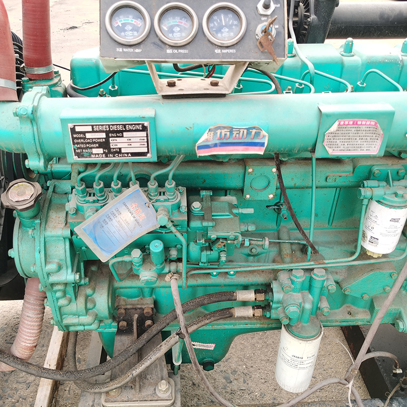 100KW潍坊二手发电机组批量出售-2019年出厂